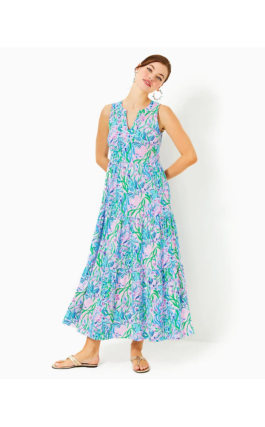 SYDNEE MAXI DRESS - MULTI - SEACRET ESCAPE