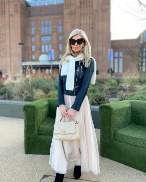 Tessa Tulle Skirt Nude