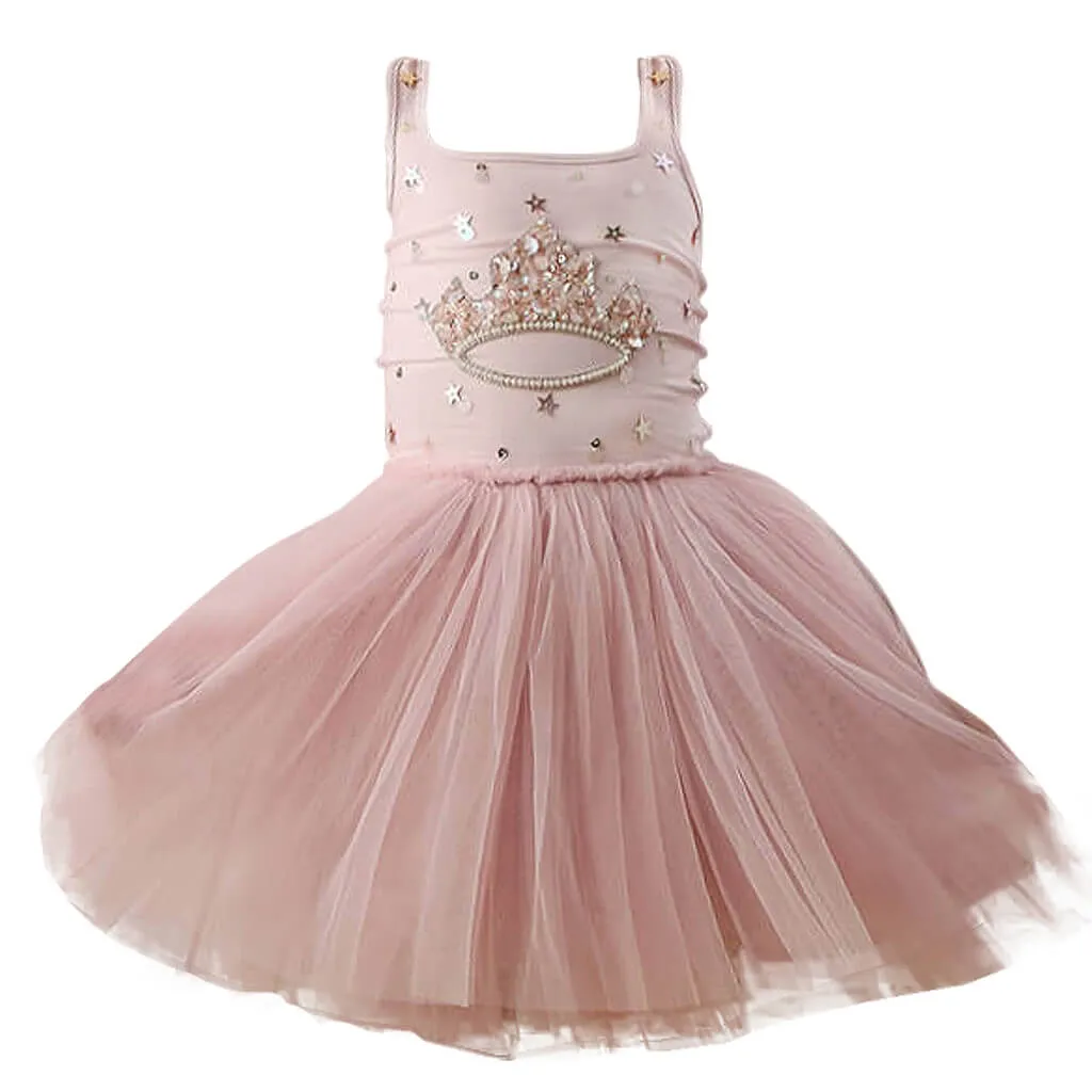 Tiara Tutu Dress Pink