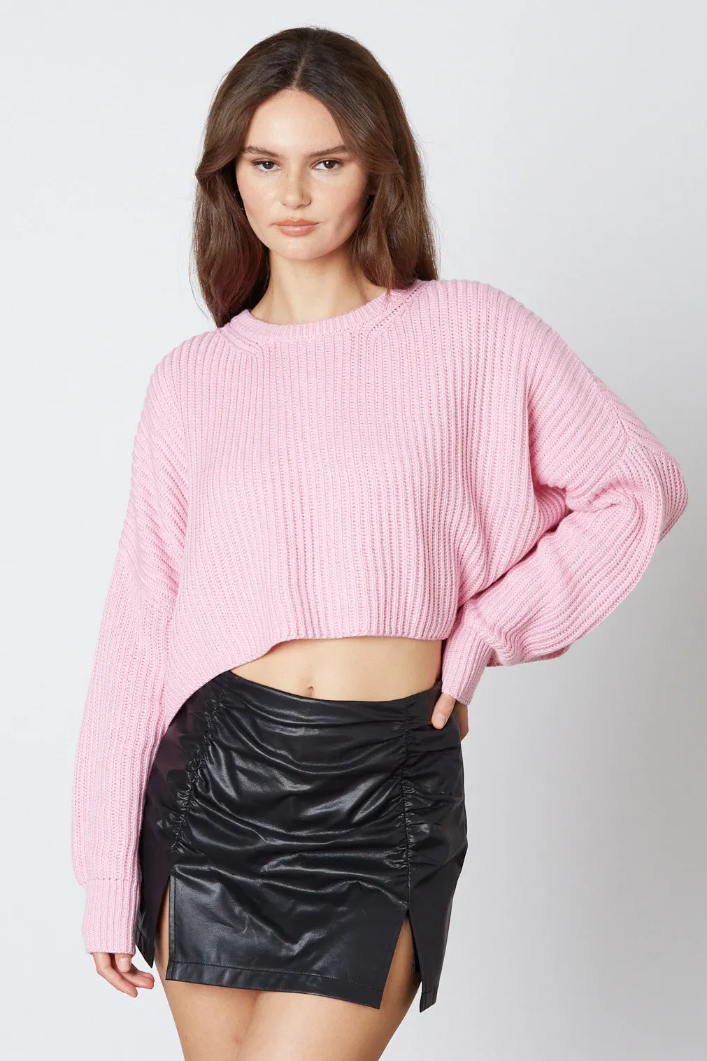 Vegan Leather Mini Skirt