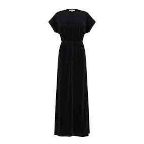 Velour Dolman Short Sleeve Maxi