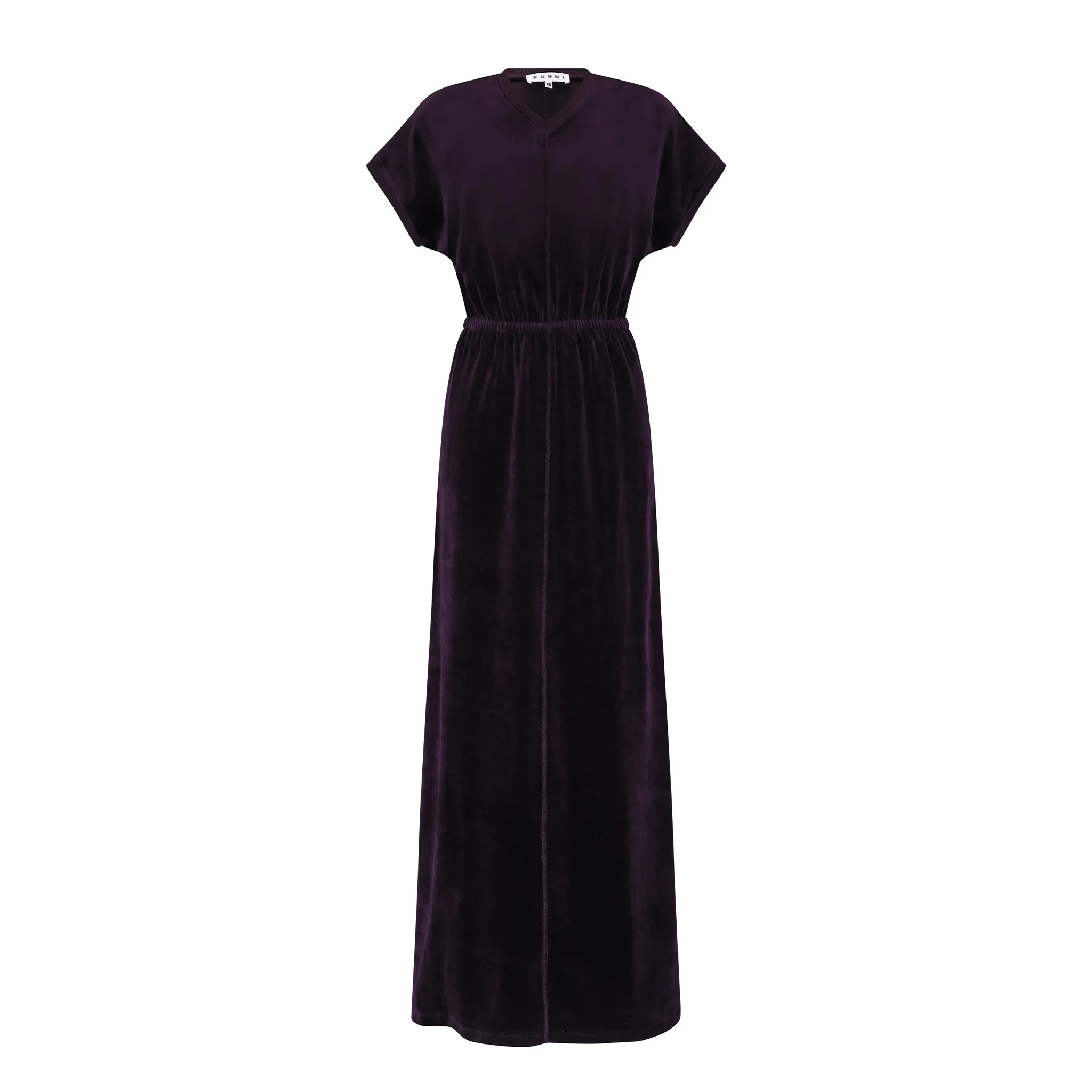 Velour Dolman Short Sleeve Maxi