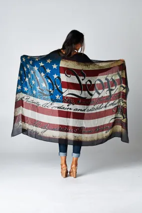 We the People Flag Scarf