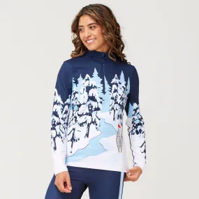 Whiteout Base Layer Top - Navy - SALE