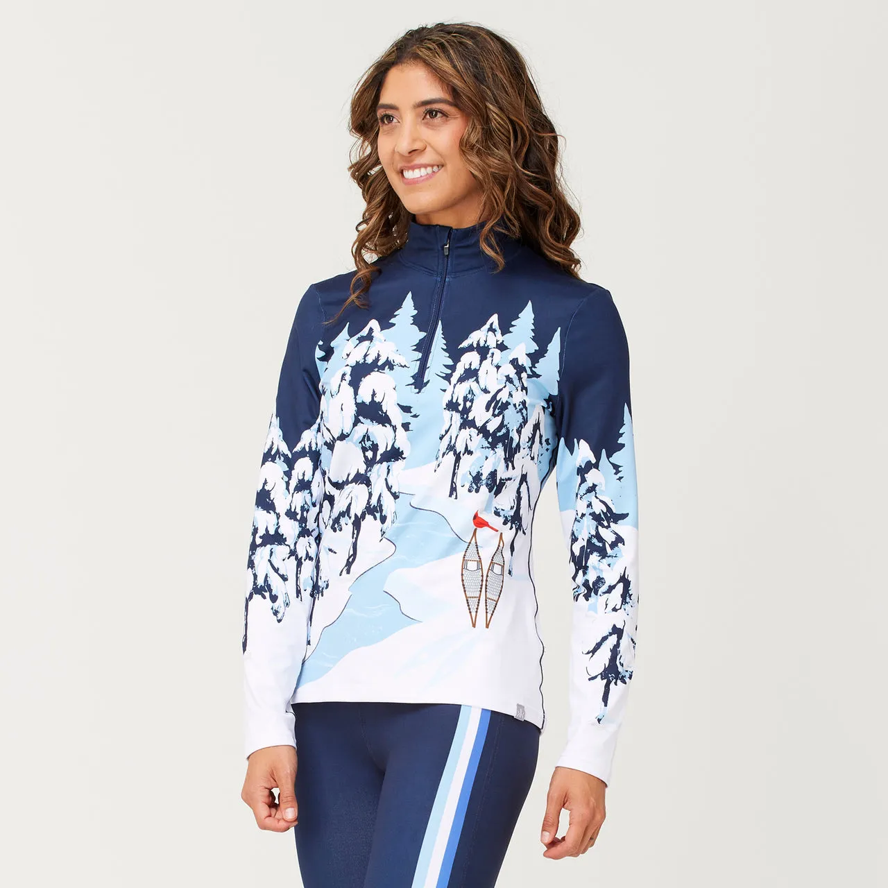 Whiteout Base Layer Top - Navy - SALE