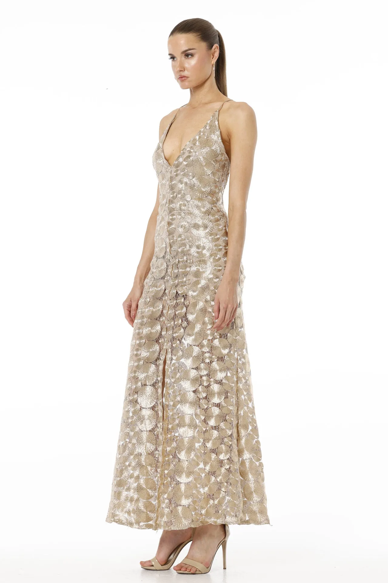 Women's Metallic Dress for Women