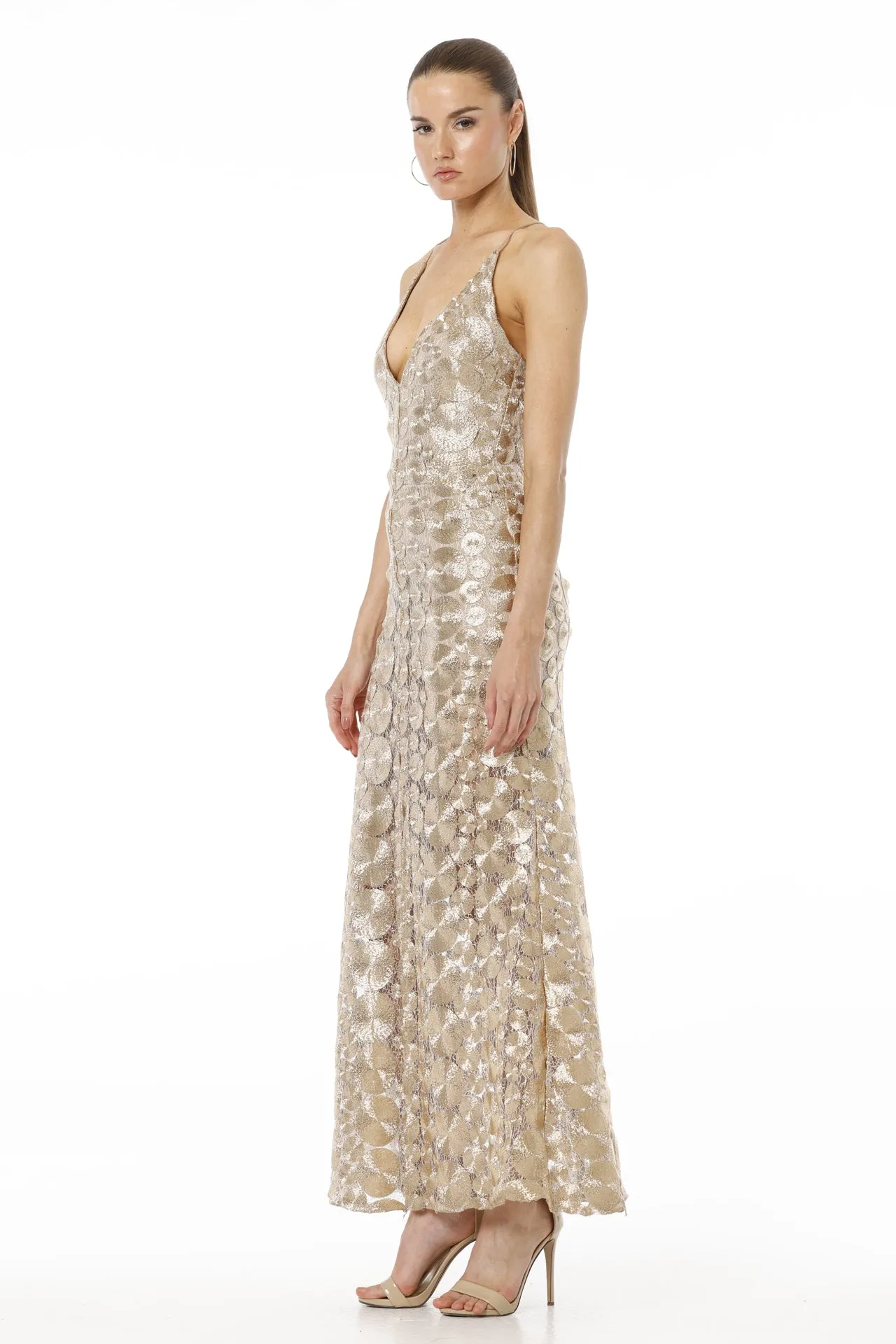 Women's Metallic Dress for Women