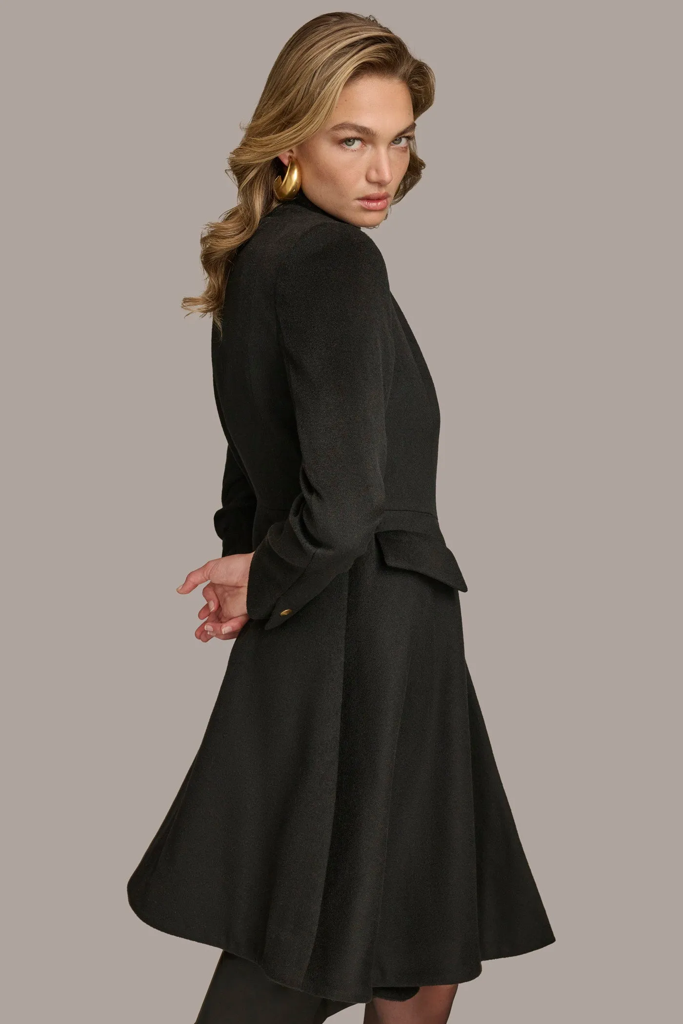 WOOL DRESS COAT