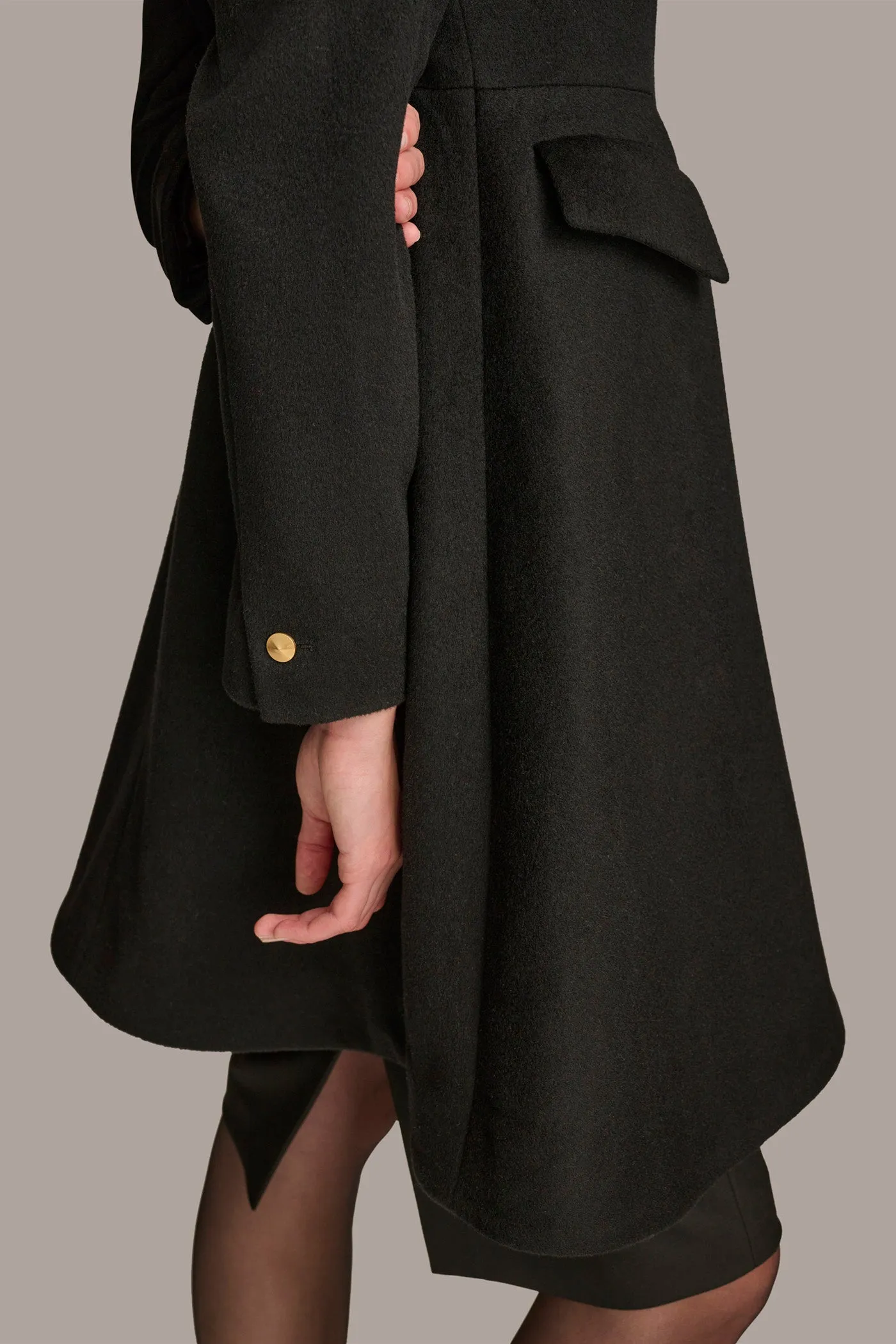 WOOL DRESS COAT