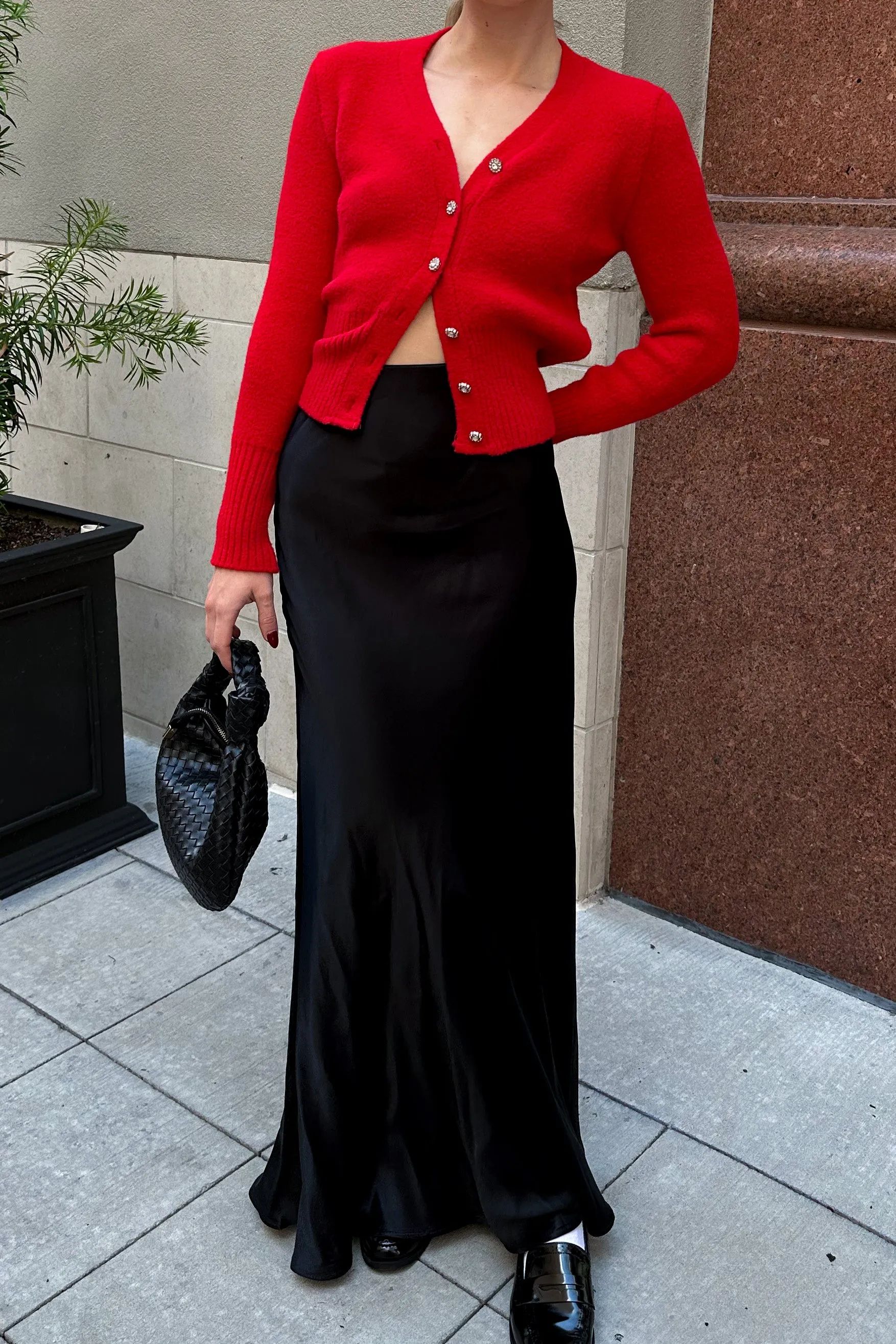 Yareli Maxi Satin Skirt